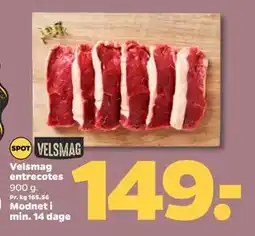Netto Velsmag entrecotes tilbud