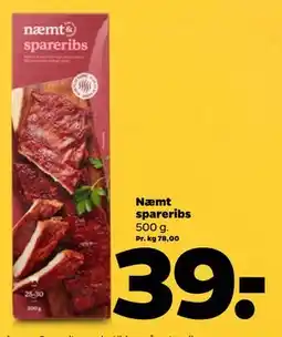Netto Næmt spareribs tilbud