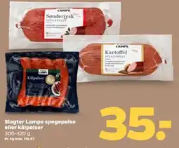 Netto Slagter Lampe spegepølse eller kålpølser tilbud