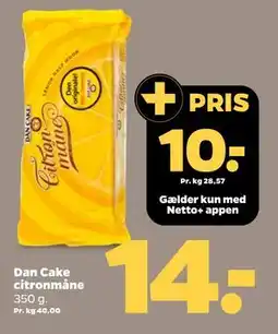 Netto Dan Cake citronmåne tilbud