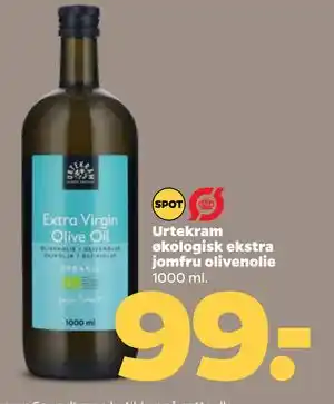 Netto Urtekram økologisk ekstra jomfru olivenolie tilbud