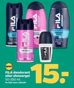 Netto FILA deodorant eller showergel tilbud