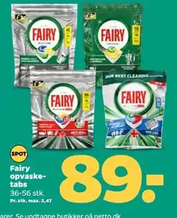 Netto Fairy opvasketabs tilbud