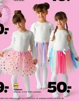 Netto Tylskørt tilbud