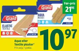 Coop 365 Aqua eller Textile plaster* tilbud