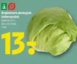 Coop 365 Änglamark økologisk icebergsalat tilbud