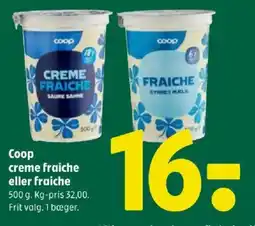 Coop 365 Coop creme fraiche eller fraiche tilbud