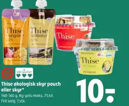 Coop 365 Thise økologisk skyr pouch eller skyr* tilbud