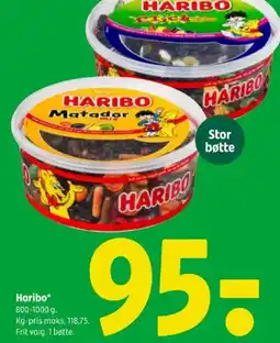 Coop 365 Haribo tilbud
