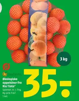 Coop 365 RioTinto Økologiske appelsiner fra Rio Tinto* tilbud