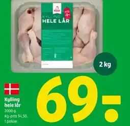Coop 365 Kylling hele lår tilbud
