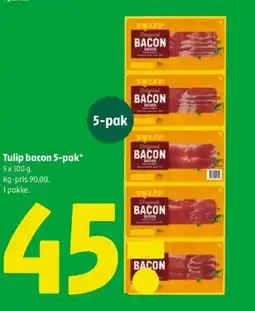 Coop 365 Tulip bacon 5-pak* tilbud