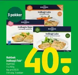 Coop 365 Rahbek indbagt fisk* Dybfrost. tilbud