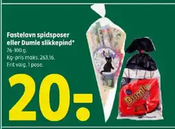 Coop 365 Fastelavn spidsposer eller Dumle slikkepind* tilbud