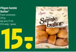 Coop 365 Pågen Semle Bullar* tilbud