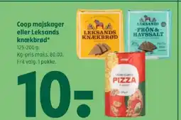 Coop 365 Coop majskager eller Leksands knækbrød* tilbud