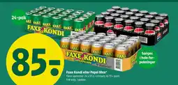 Coop 365 Faxe Kondi eller Pepsi Max* tilbud