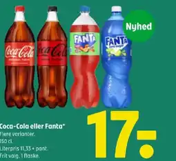 Coop 365 Coca-Cola eller Fanta tilbud