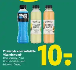 Coop 365 Powerade eller Valsølille Vitamin vand* tilbud