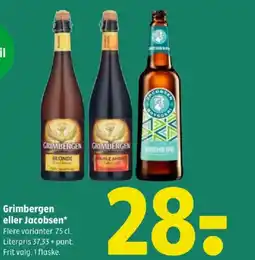 Coop 365 Grimbergen eller Jacobsen* tilbud