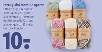 Coop 365 Portugisisk bomuldsgarn* tilbud