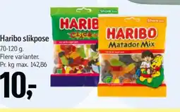 Føtex Haribo slikpose tilbud