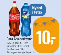 Føtex Coca-Cola sodavand tilbud