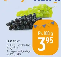 Føtex Løse druer tilbud