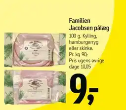 Føtex Familien Jacobsen pålæg tilbud
