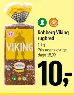 Føtex Kohberg Viking rugbrød tilbud