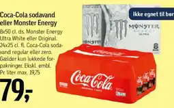 Føtex Coca-Cola sodavand eller Monster Energy tilbud
