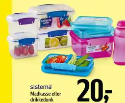 Føtex Sistema madkasse eller drikkedunk tilbud