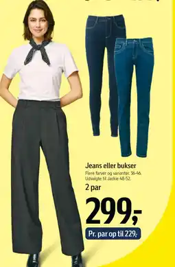 Føtex Jeans eller bukser tilbud
