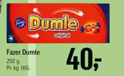 Føtex Fazer Dumle tilbud