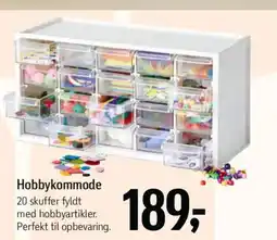 Føtex Hobbykommode tilbud