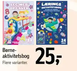 Føtex Børne- aktivitetsbog Flere varianter. tilbud