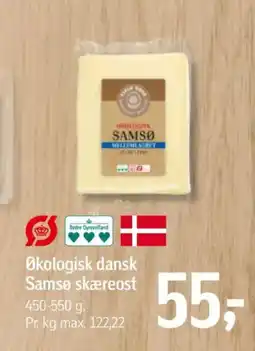 Føtex Økologisk dansk Samsø skæreost tilbud