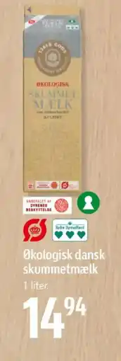 Føtex Økologisk dansk skummetmælk tilbud
