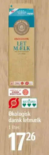 Føtex Økologisk dansk letmælk tilbud