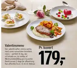 Føtex Valentinsmenu tilbud
