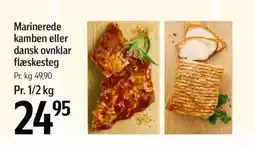 Føtex Marinerede kamben eller dansk ovnklar flæskesteg tilbud