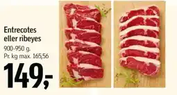 Føtex Entrecotes eller ribeyes tilbud