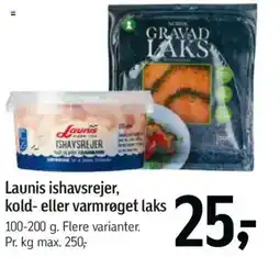 Føtex Launis ishavsrejer, kold- eller varmrøget laks tilbud