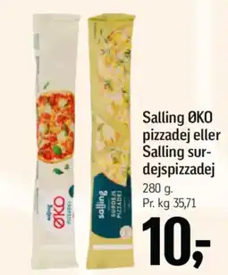 Føtex Salling OKO pizzadej eller Salling sur- dejspizzadej tilbud
