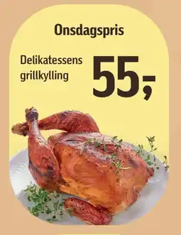 Føtex Delikatessens grillkylling tilbud