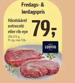 Føtex Håndskåret entrecoté eller rib-eye tilbud