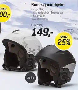 Thansen Børne-/juniorhjelm tilbud