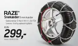 Thansen RAZE Snekæder 9 mm kæder tilbud