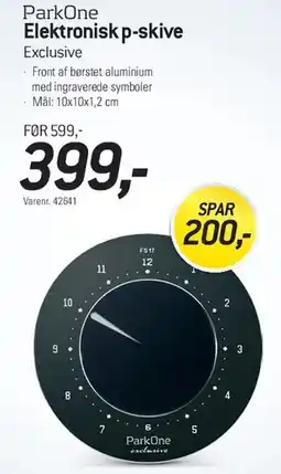 Thansen ParkOne Elektronisk p‑skive Exclusive tilbud