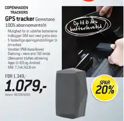 Thansen GPS tracker Gemstone tilbud